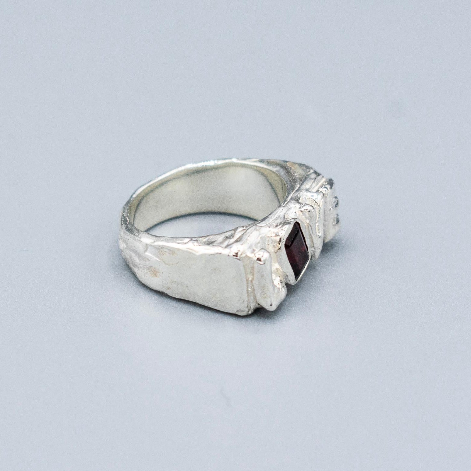 Wonky Love Ring - Silver